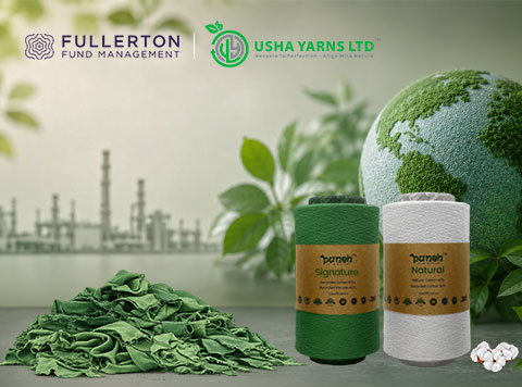 Usha Yarns obtient un investissement en capital-développement du Fullerton Carbon Action Fund